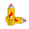 Portable gas stove valve and butane gas cartridge valve and red caps with LPG gas can spray valve