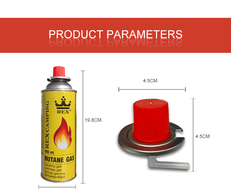 Portable Butane Gas Stove Aerosol Valve / Camping Gas Valve / Cartridge